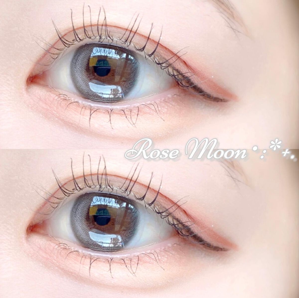 白虎まる®︎ on LIPS 「可愛すぎるカラコン見つけた!レンズベリーのローズムーン🌙瞳に月..」(1枚目)