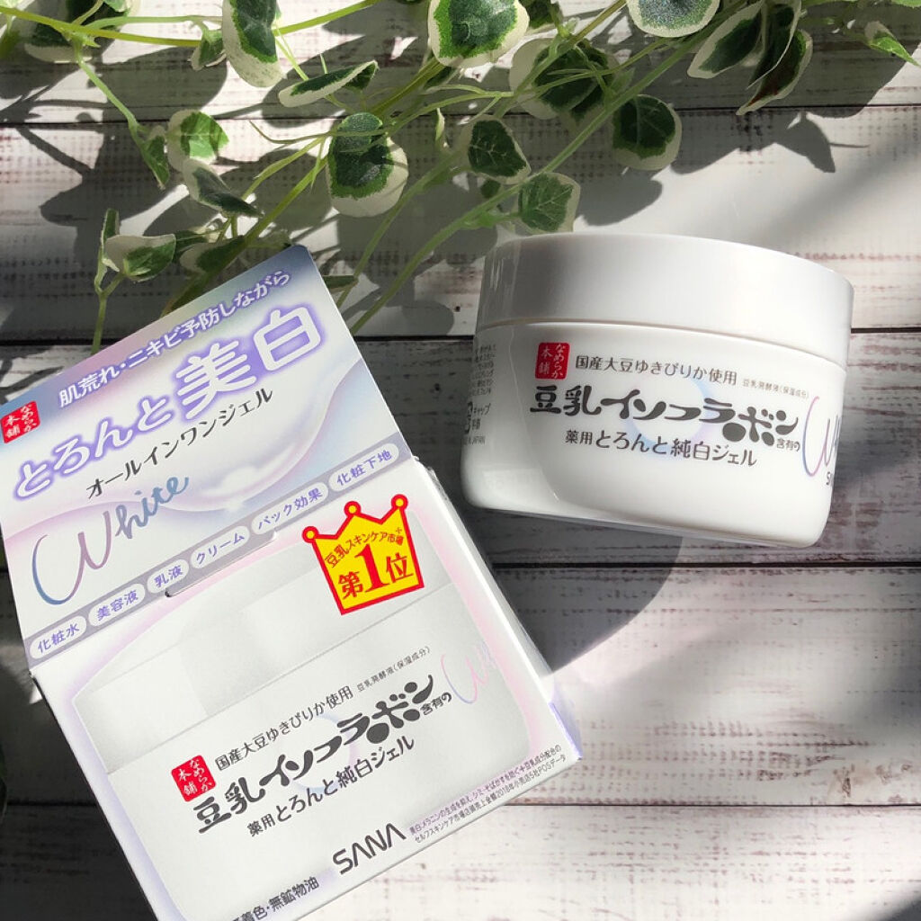 とろんと濃ジェル 薬用美白 N/なめらか本舗/オールインワン化粧品を使ったクチコミ（1枚目）