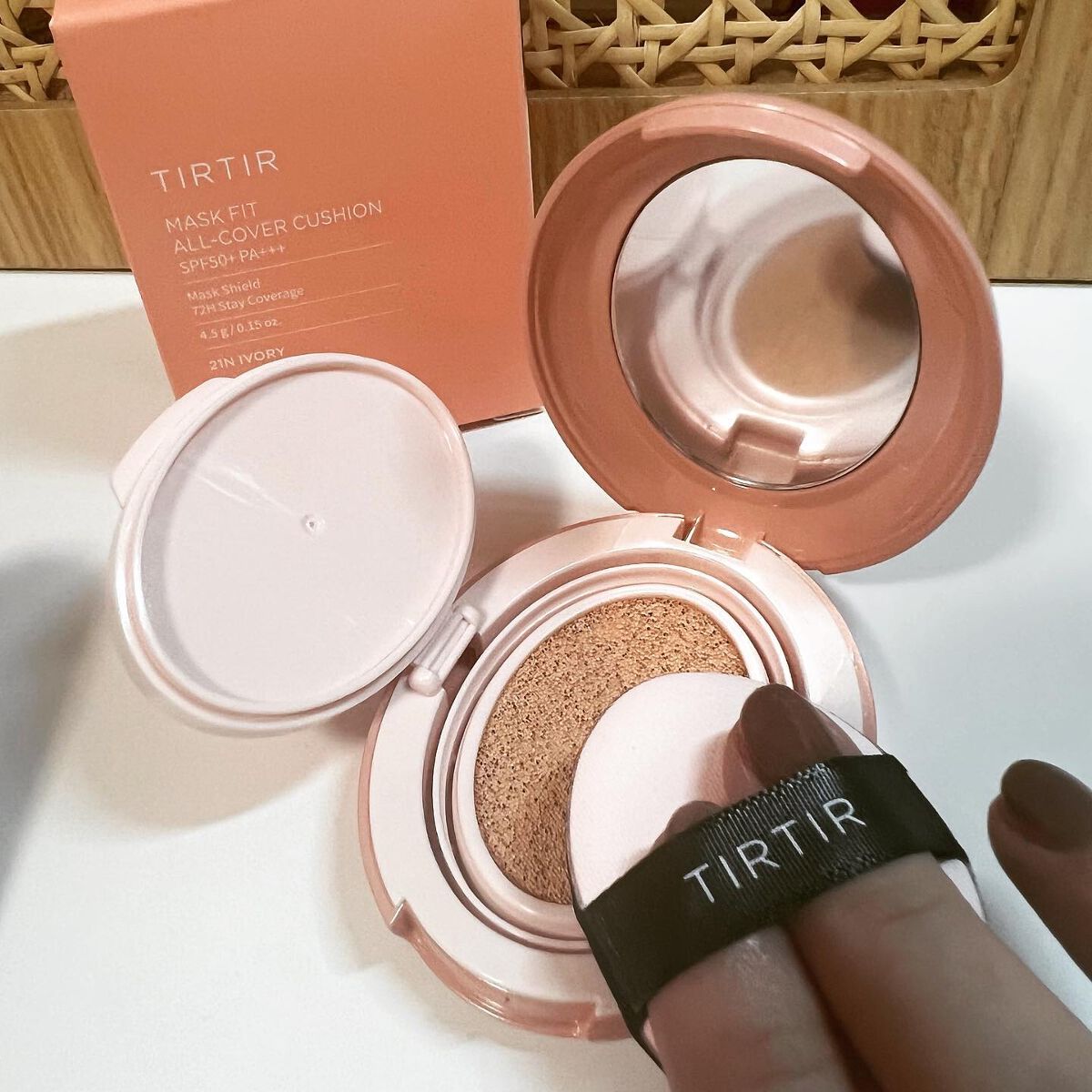 マスクフィットオールカバークッション/TIRTIR(ティルティル)/クッションファンデーションを使ったクチコミ(2枚目)