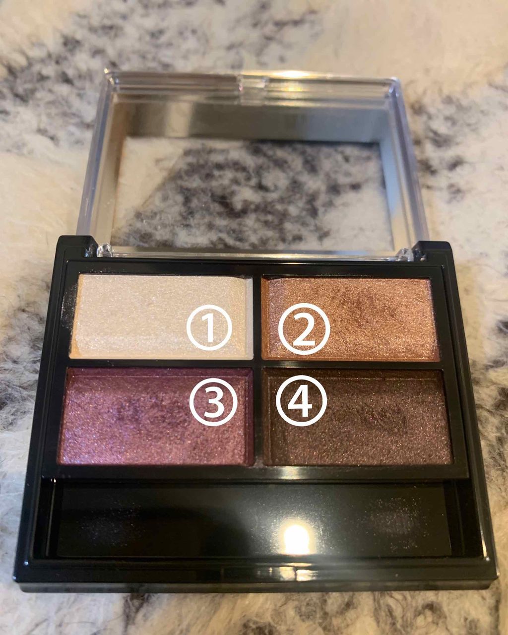 ロイヤルヴィンテージ アイズ 015 スモーキーアメジスト/リンメル ロンドン/アイシャドウパレットを使ったクチコミ（2枚目）