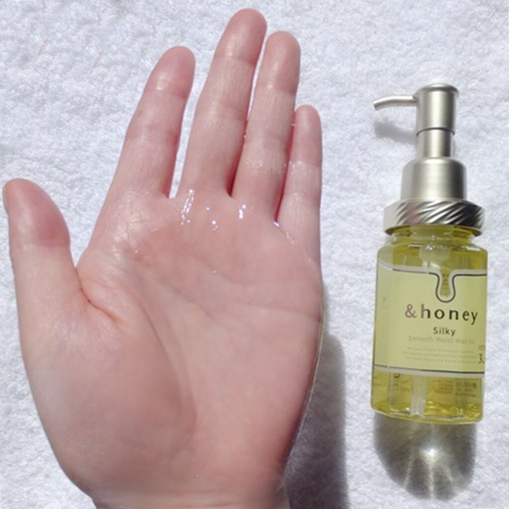 シルキー スムースモイスチャー ヘアオイル 3.0/&honey/ヘアオイルを使ったクチコミ(4枚目)