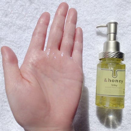 シルキー スムースモイスチャー ヘアオイル 3.0/&honey/ヘアオイルを使ったクチコミ(4枚目)