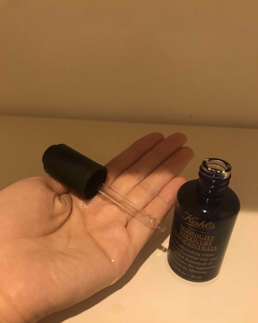 キールズ ミッドナイトボタニカル コンセントレート/Kiehl's/フェイスオイルを使ったクチコミ(1枚目)