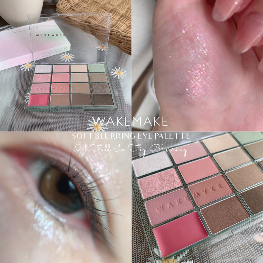 ソフトブラーリングアイパレット/wakemake/アイシャドウパレットを使ったクチコミ（1枚目）