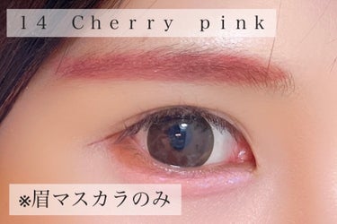ジルスチュアート ムースブロウマスカラ 14 cherry pink/JILL STUART/眉マスカラの画像
