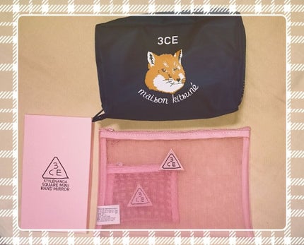 3CE スクエア ミニ ハンドミラー/3CE/その他化粧小物を使ったクチコミ(1枚目)