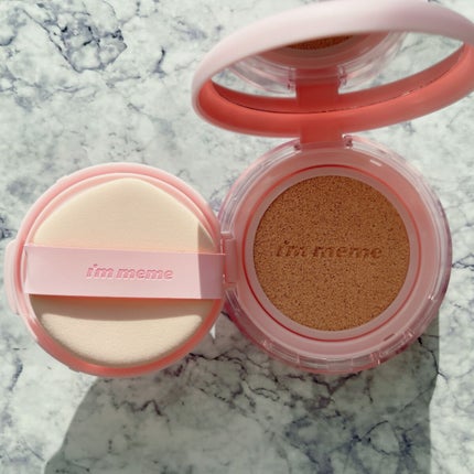 ワンダーベルベットラスティングクッション/i’m meme/クッションファンデーションを使ったクチコミ(6枚目)