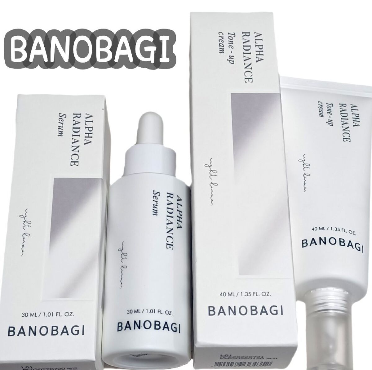 アルファラディアンスグローセラム/BANOBAGI/美容液を使ったクチコミ（1枚目）