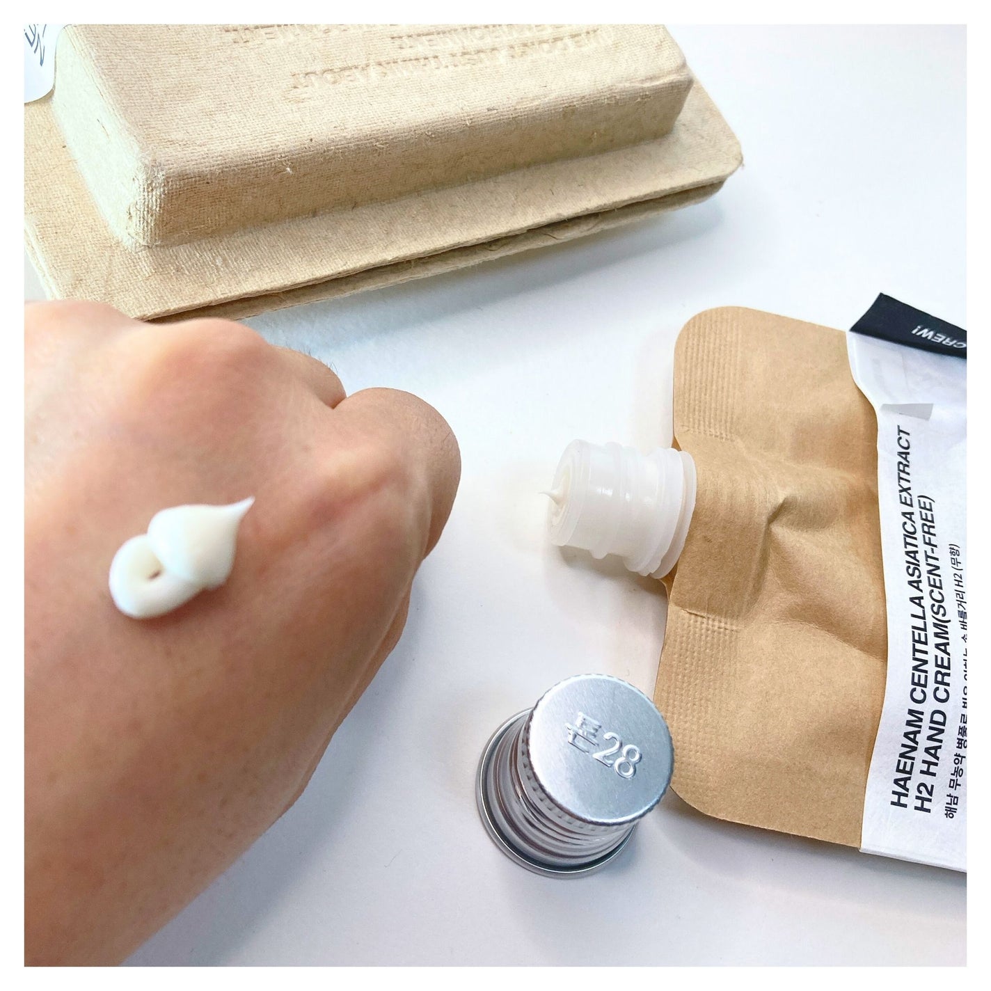 ORGANIC 69% H1 HAND CREAM/TOUN28/ハンドクリームを使ったクチコミ(3枚目)