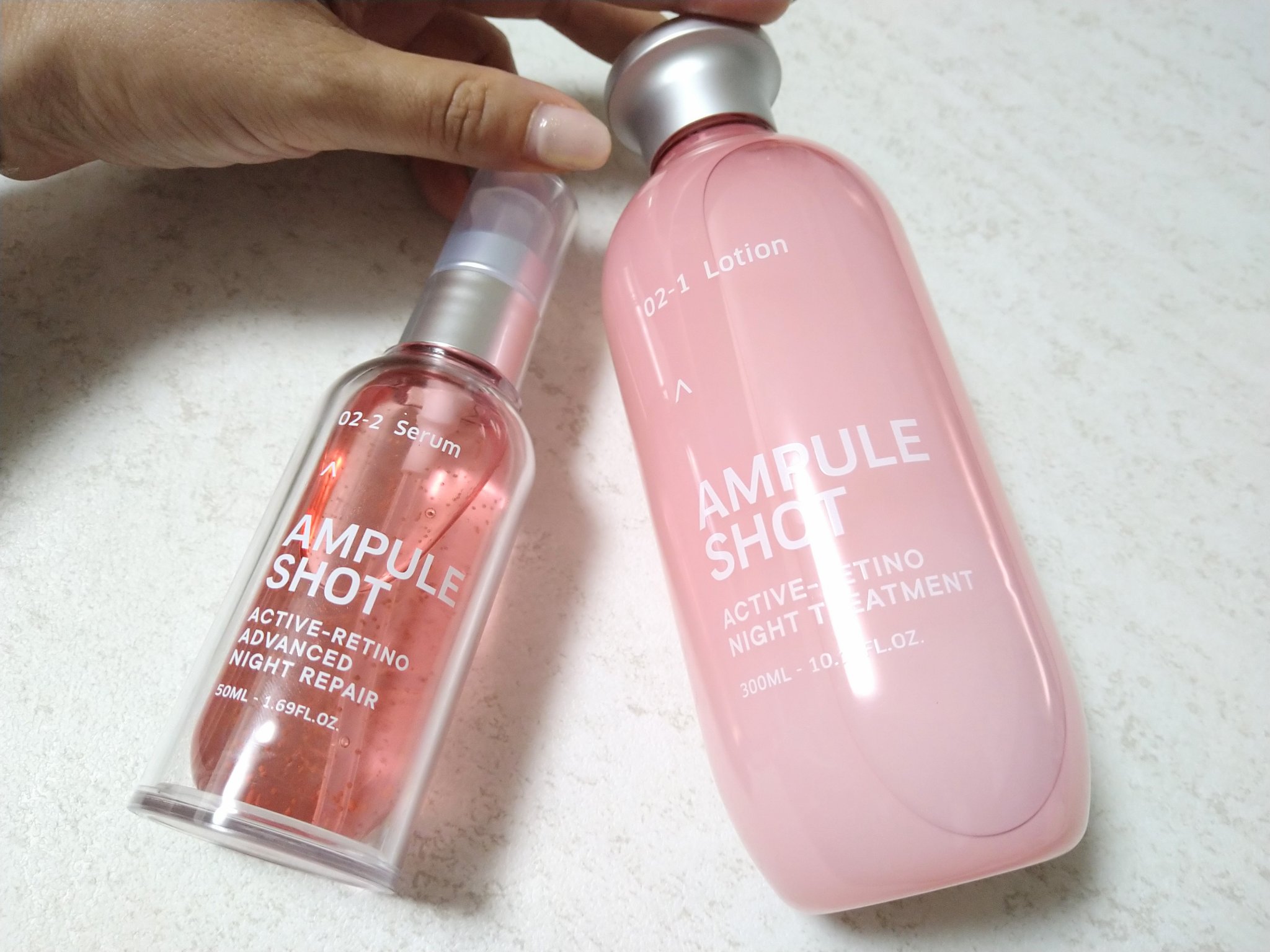 アクティブレチノ アドバンスト ナイトリペア セラム/AMPULE SHOT/美容液を使ったクチコミ（2枚目）