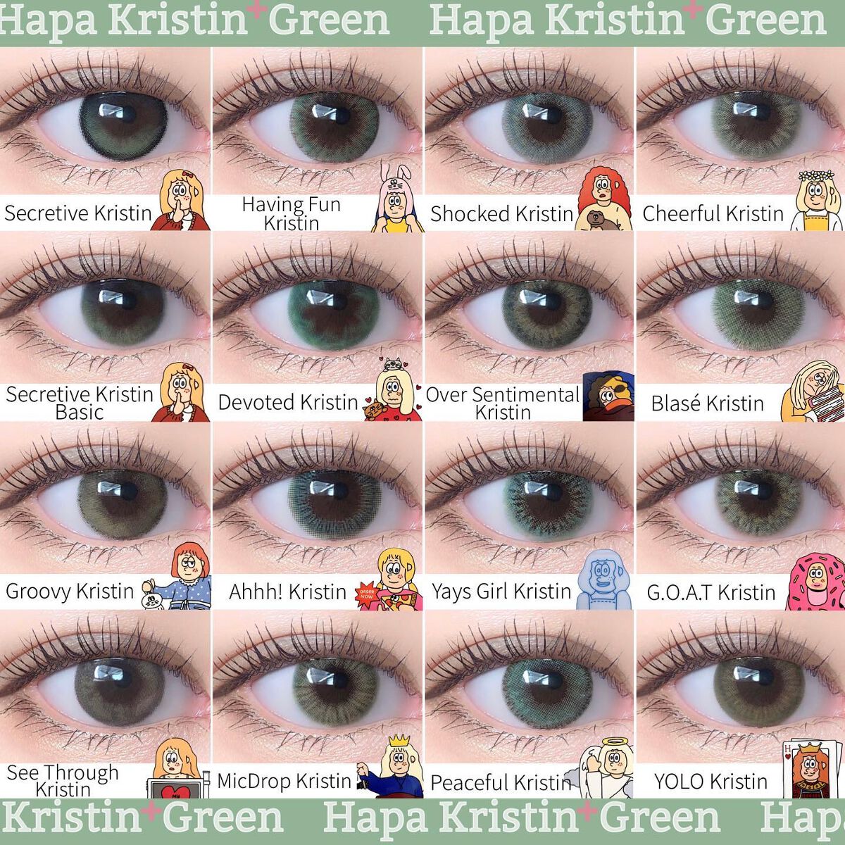 Peaceful Kristen/Hapa kristin/カラーコンタクトレンズを使ったクチコミ(1枚目)