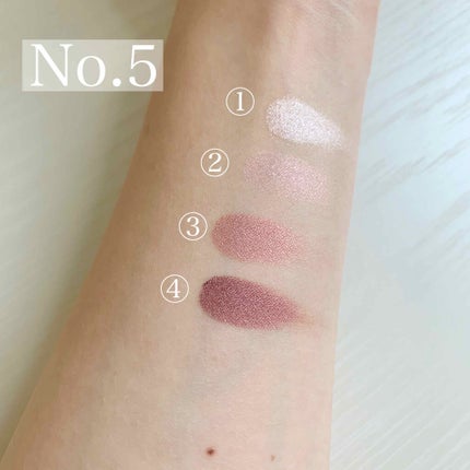 シルキースフレアイズ/キャンメイク/アイシャドウパレットを使ったクチコミ(3枚目)