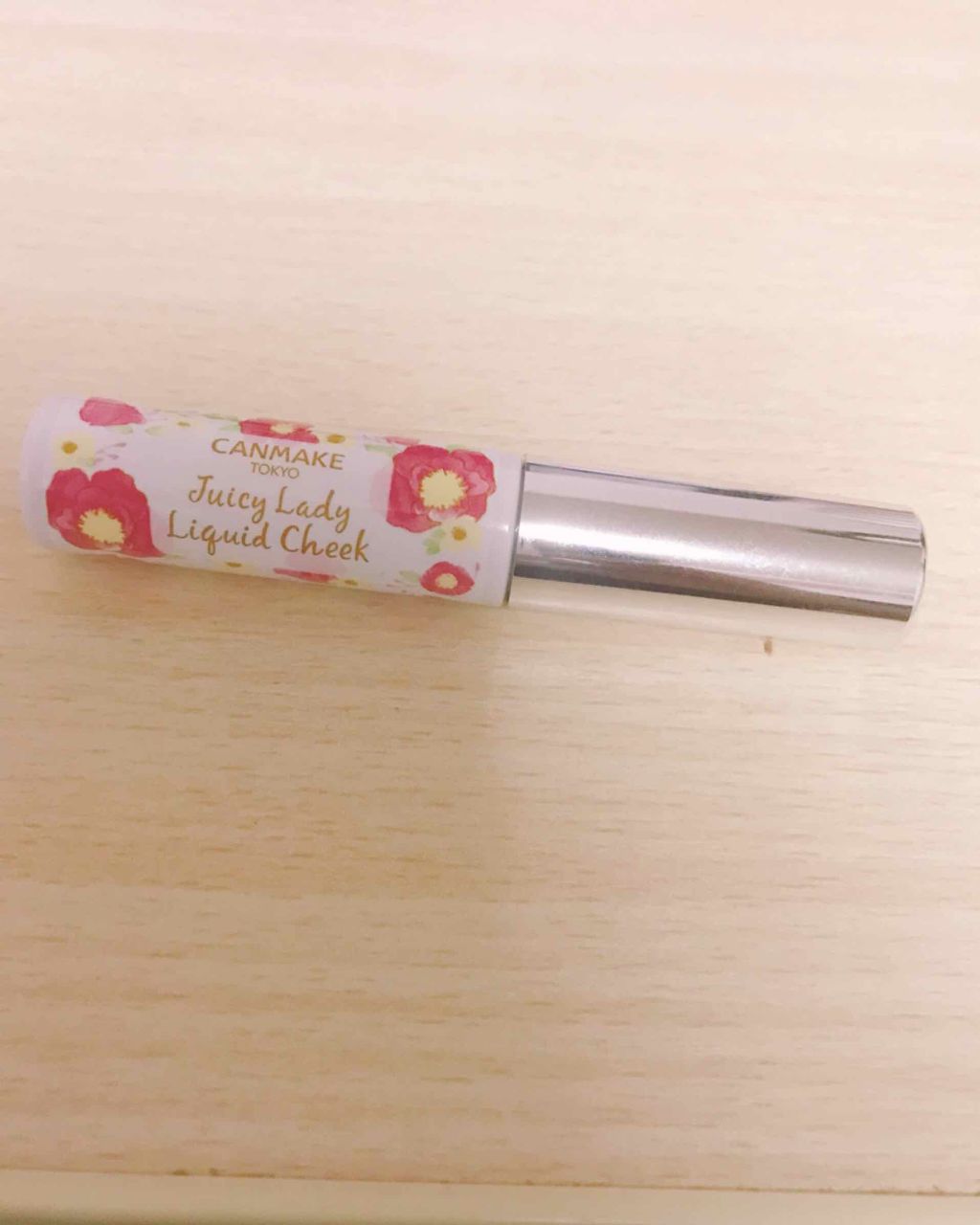 ジューシーレディリキッドチーク/キャンメイク/リキッドチークを使ったクチコミ（1枚目）