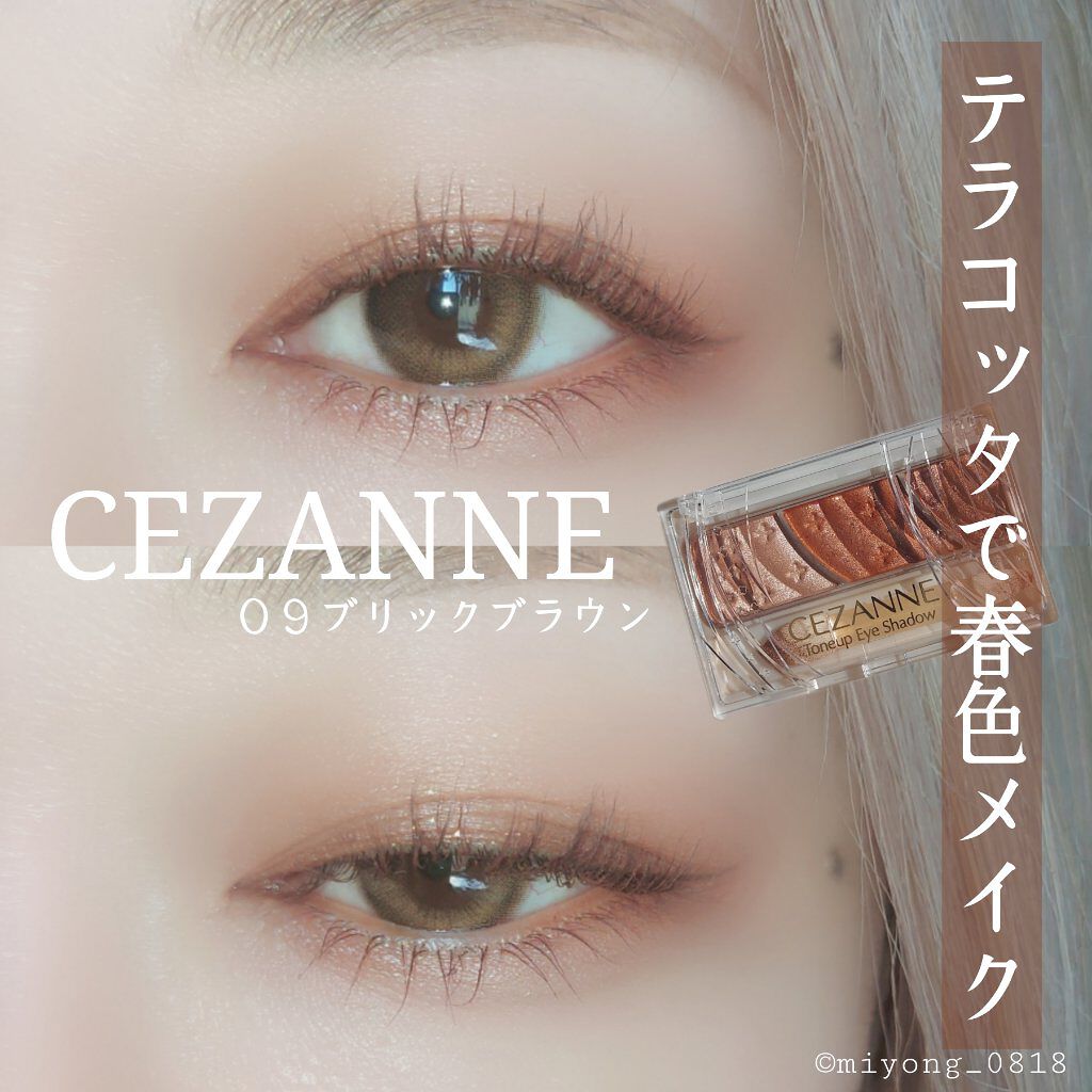 トーンアップアイシャドウ/CEZANNE/アイシャドウパレットを使ったクチコミ（1枚目）