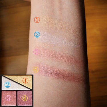 UR GLAM　VELVET EYE COLOR PALETTE/U R GLAM/パウダーアイシャドウを使ったクチコミ（3枚目）