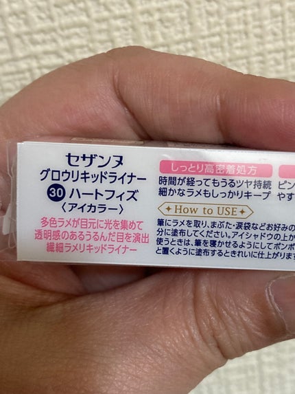 グロウリキッドライナー/CEZANNE/リキッドアイライナーを使ったクチコミ(3枚目)