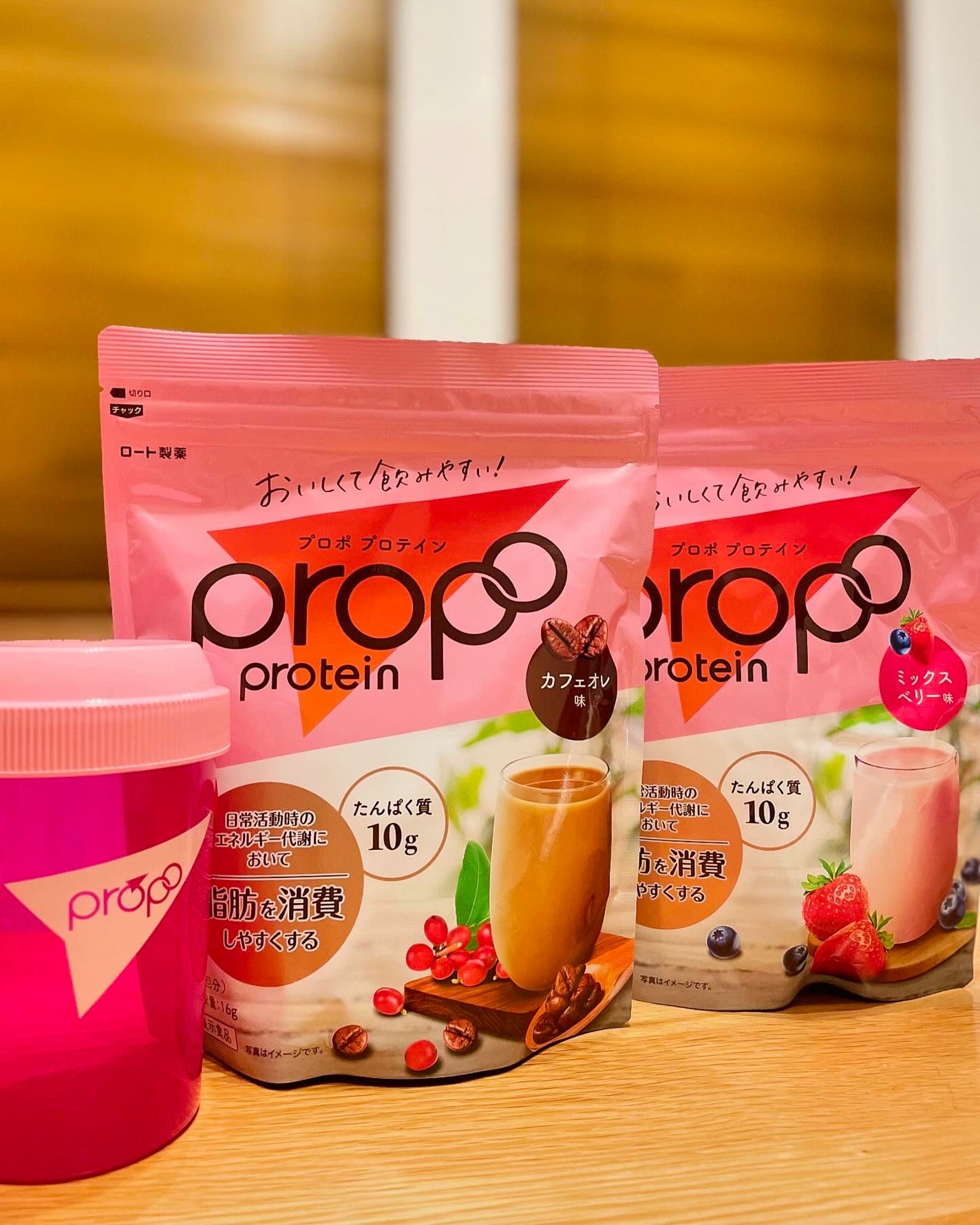 プロポ プロテイン(カフェオレ味)/ロート製薬/その他プロテインを使ったクチコミ(1枚目)