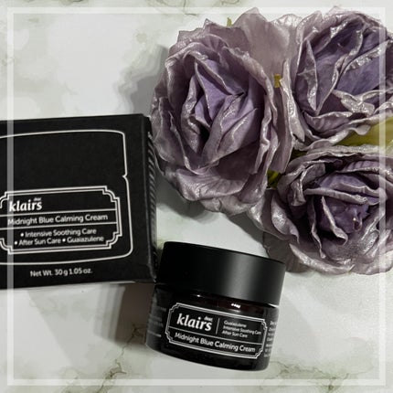 ミッドナイトブルーカーミングクリーム/Klairs/フェイスクリームを使ったクチコミ(1枚目)