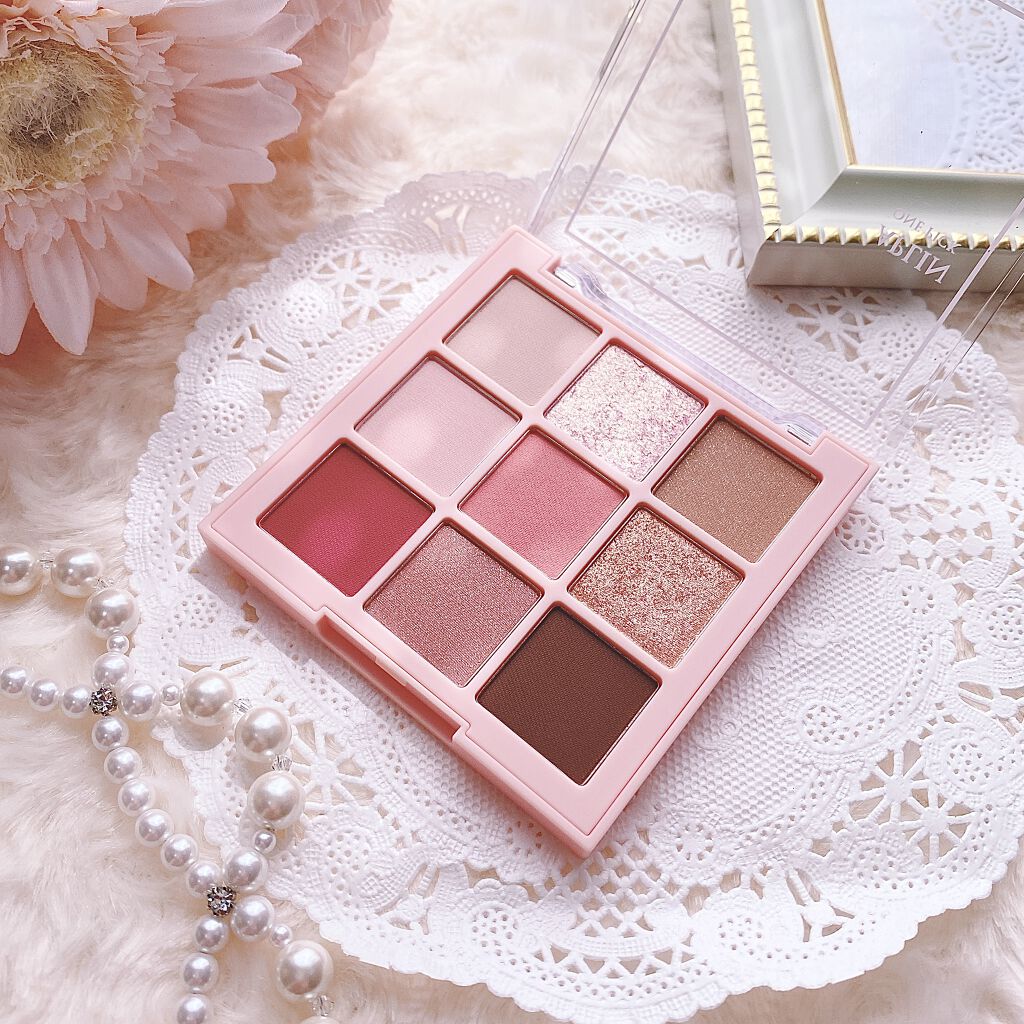 ワンピックアイシャドウパレット 01 ピンクコーラル/APLIN/アイシャドウパレットを使ったクチコミ（3枚目）