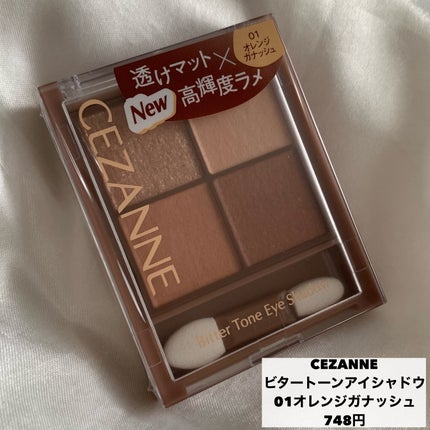 ビタートーンアイシャドウ/CEZANNE/パウダーアイシャドウを使ったクチコミ(7枚目)