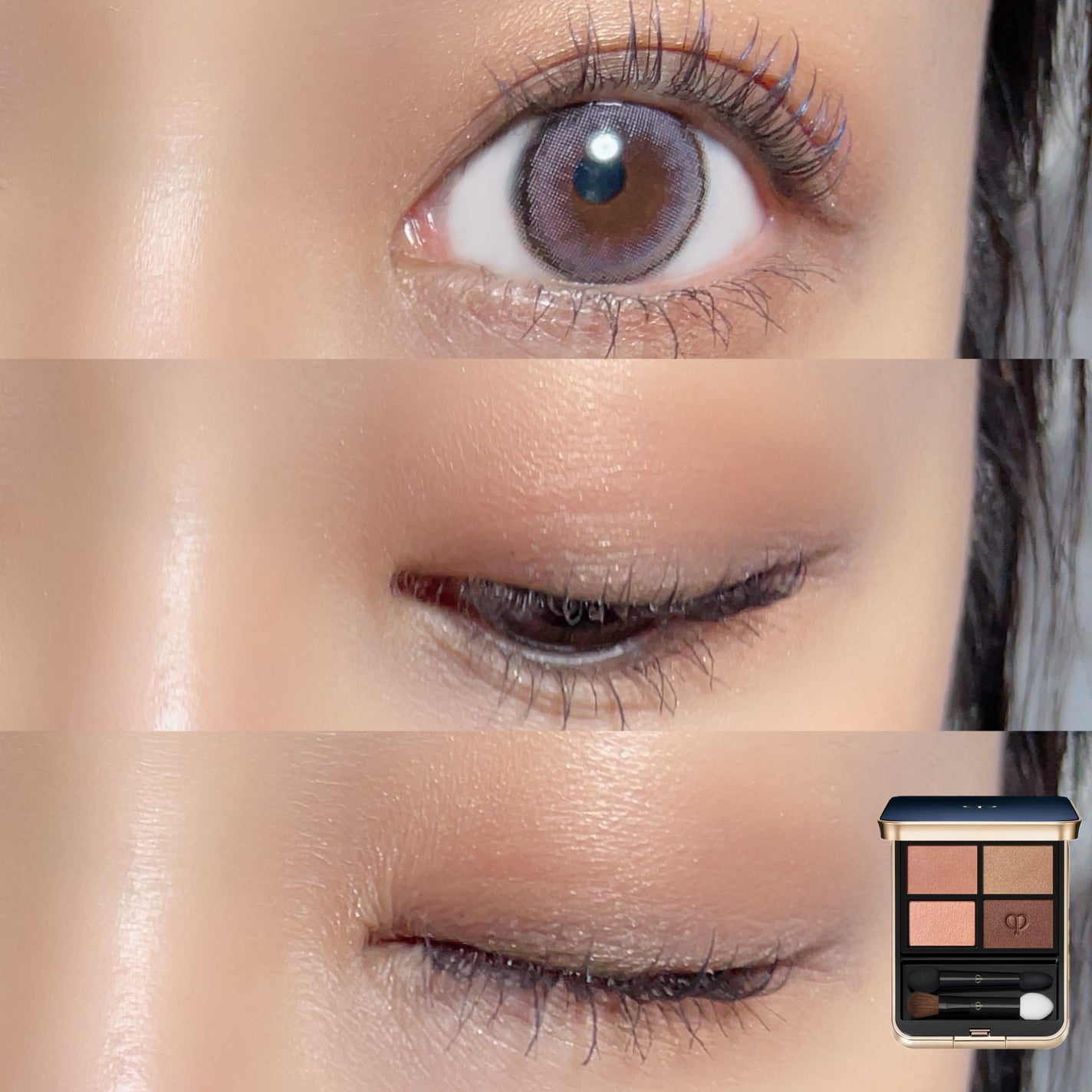 オンブルクルールクアドリ/クレ・ド・ポー ボーテ/アイシャドウパレットを使ったクチコミ(2枚目)