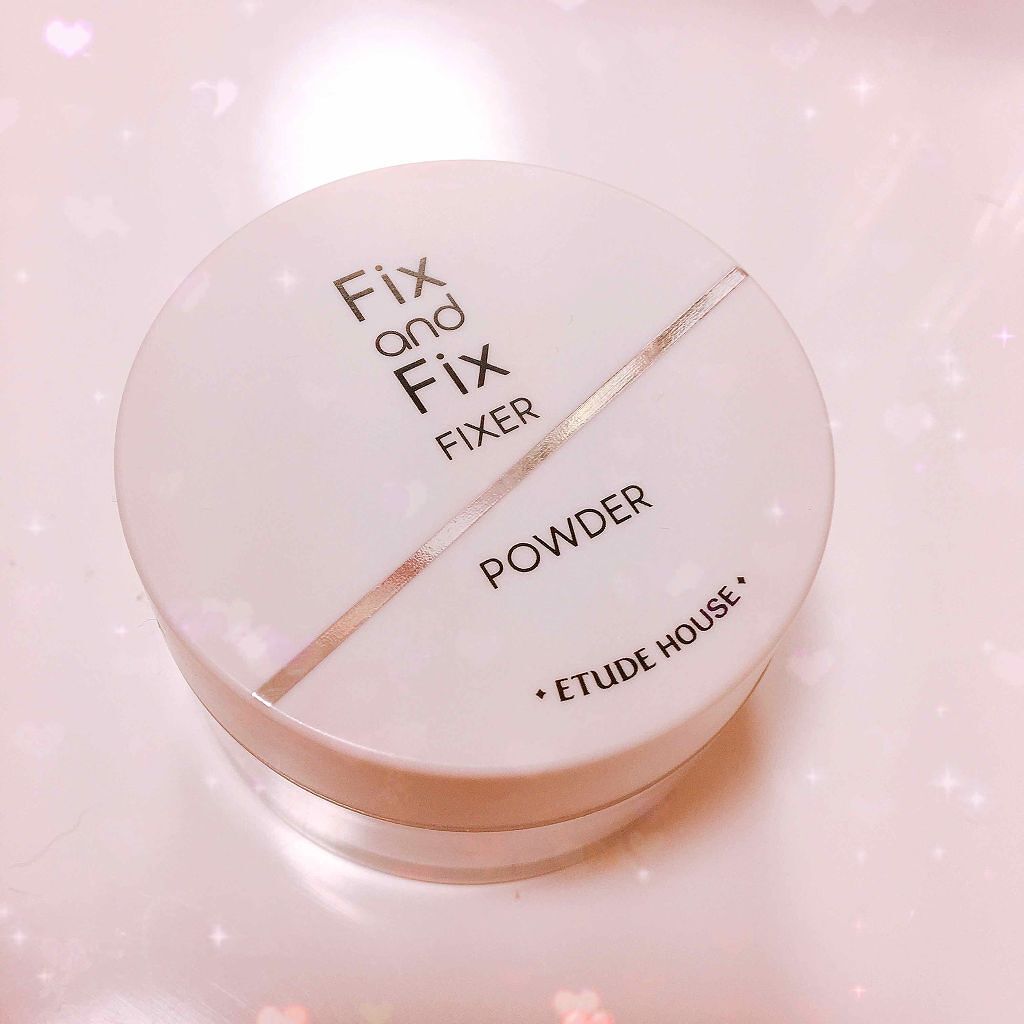 フィックス&フィックス パウダーフィクサー/ETUDE/ルースパウダーを使ったクチコミ(1枚目)