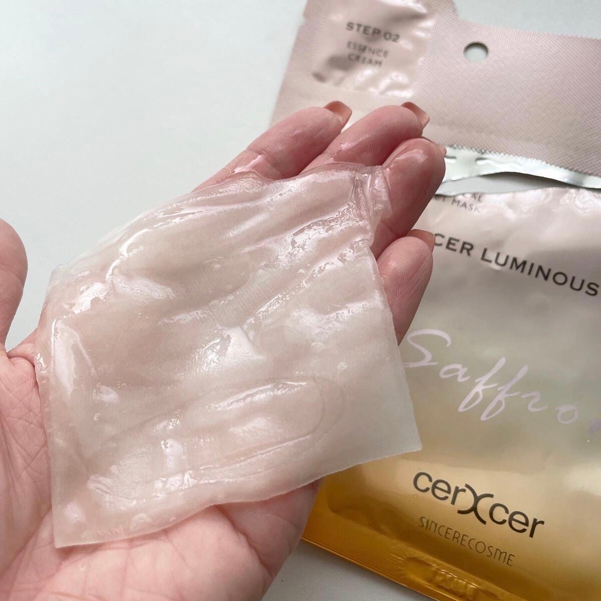ルミナスマスク (ケアクリーム付き) /cerXcer/シートマスク・パックを使ったクチコミ(3枚目)