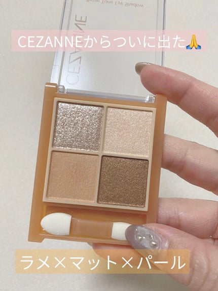 ベージュトーンアイシャドウ/CEZANNE/アイシャドウパレットを使ったクチコミ(1枚目)