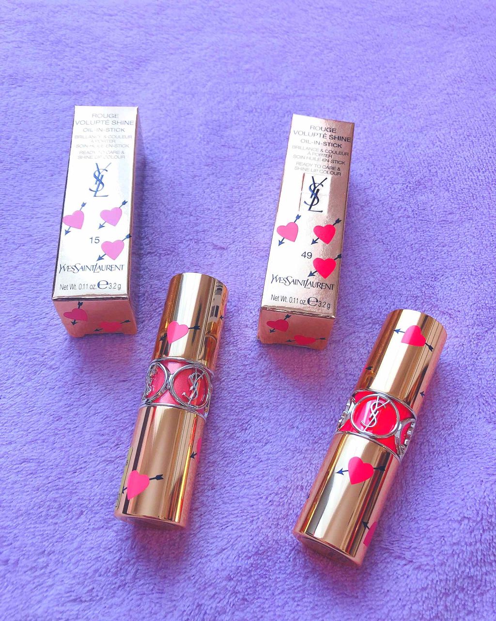 ルージュ ヴォリュプテ シャイン/YVES SAINT LAURENT BEAUTE/口紅を使ったクチコミ(1枚目)
