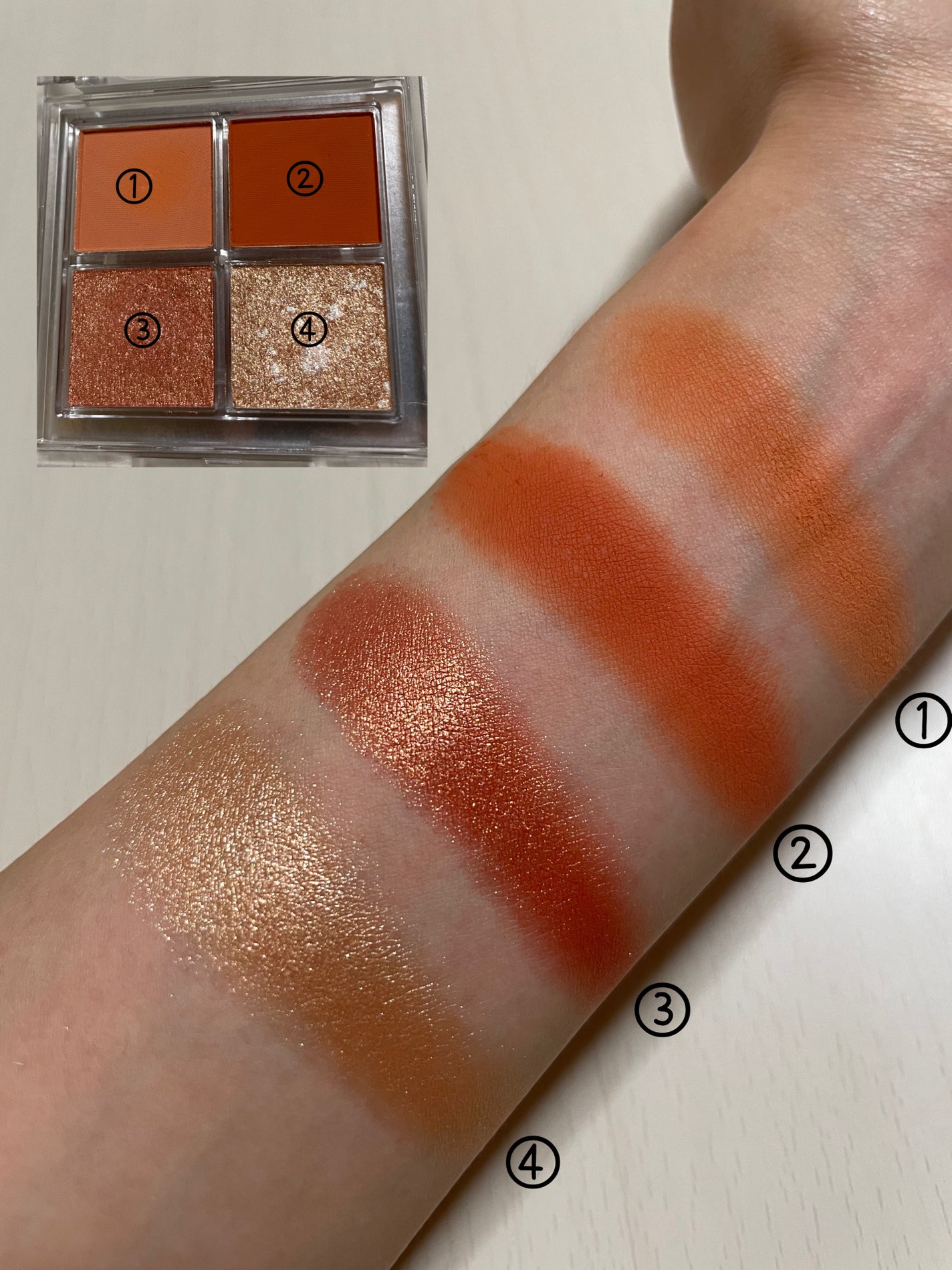 アイシャドウパレット/4U2/アイシャドウパレットを使ったクチコミ(2枚目)