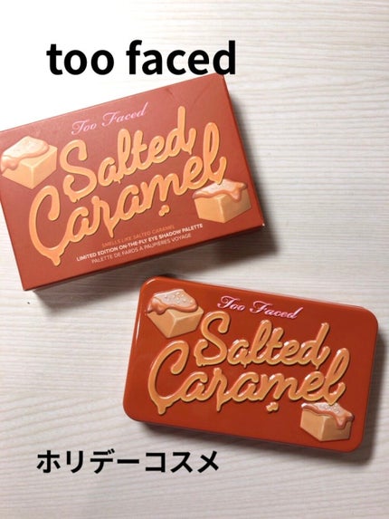 ソルテッド キャラメル ミニ アイシャドウ パレット/Too Faced/アイシャドウパレットを使ったクチコミ(1枚目)