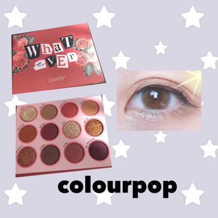 whatever/ColourPop/アイシャドウパレットを使ったクチコミ(1枚目)