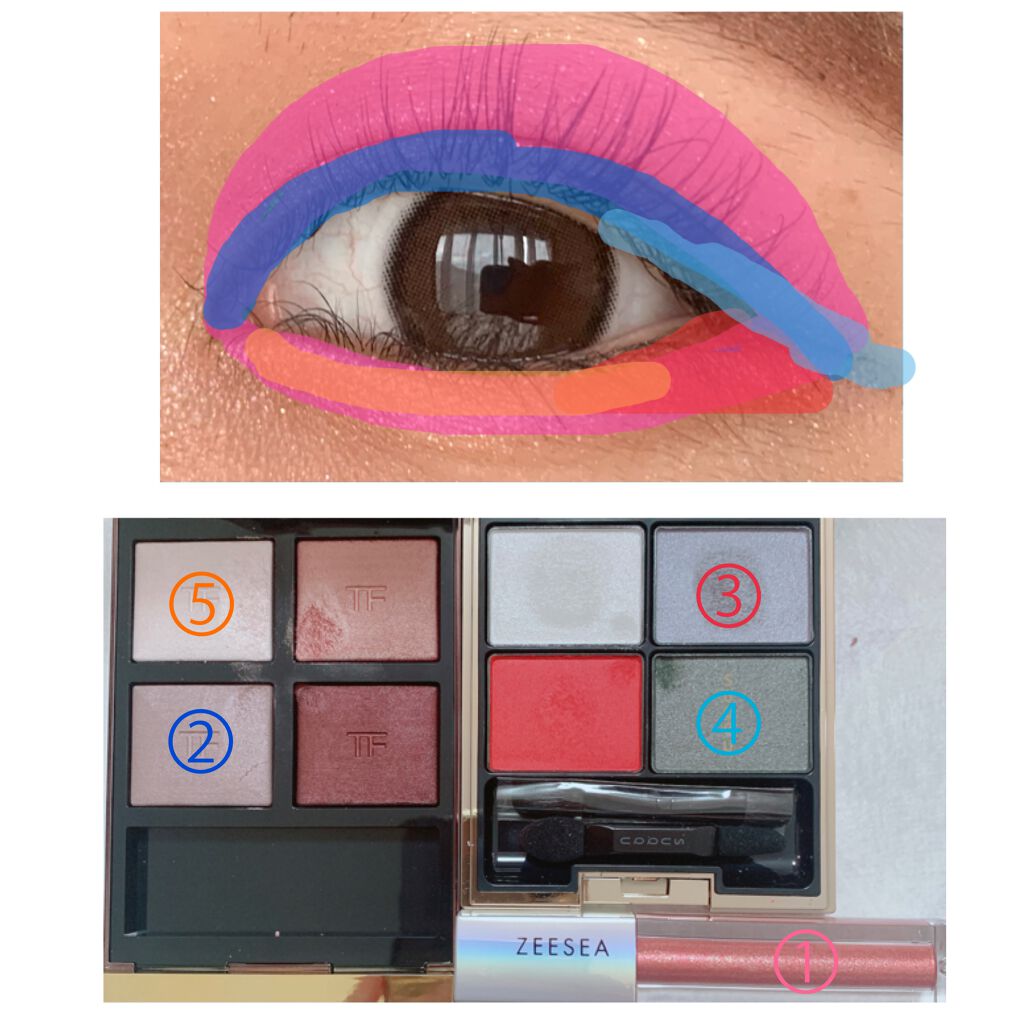 アイ カラー クォード/TOM FORD BEAUTY/アイシャドウパレットを使ったクチコミ(4枚目)