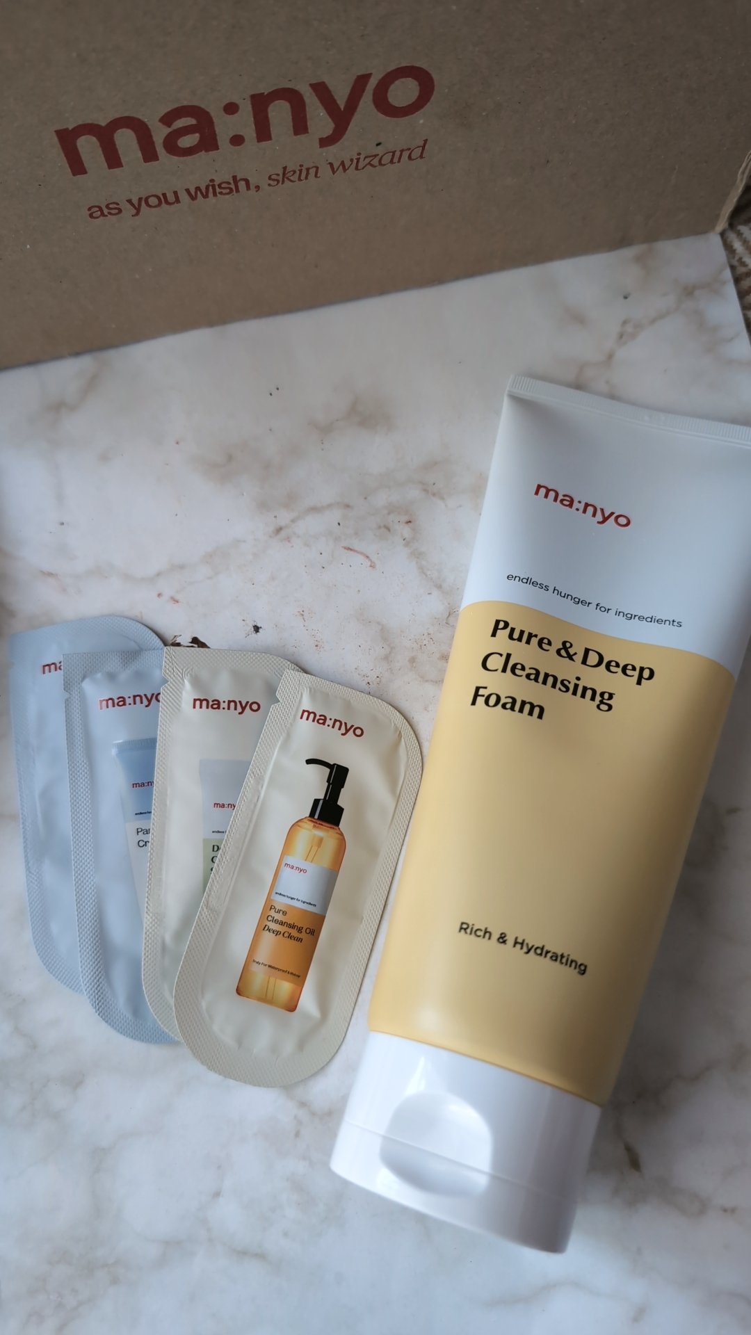 ピュア&ディープ洗顔料 100ml/manyo/洗顔フォームを使ったクチコミ（1枚目）