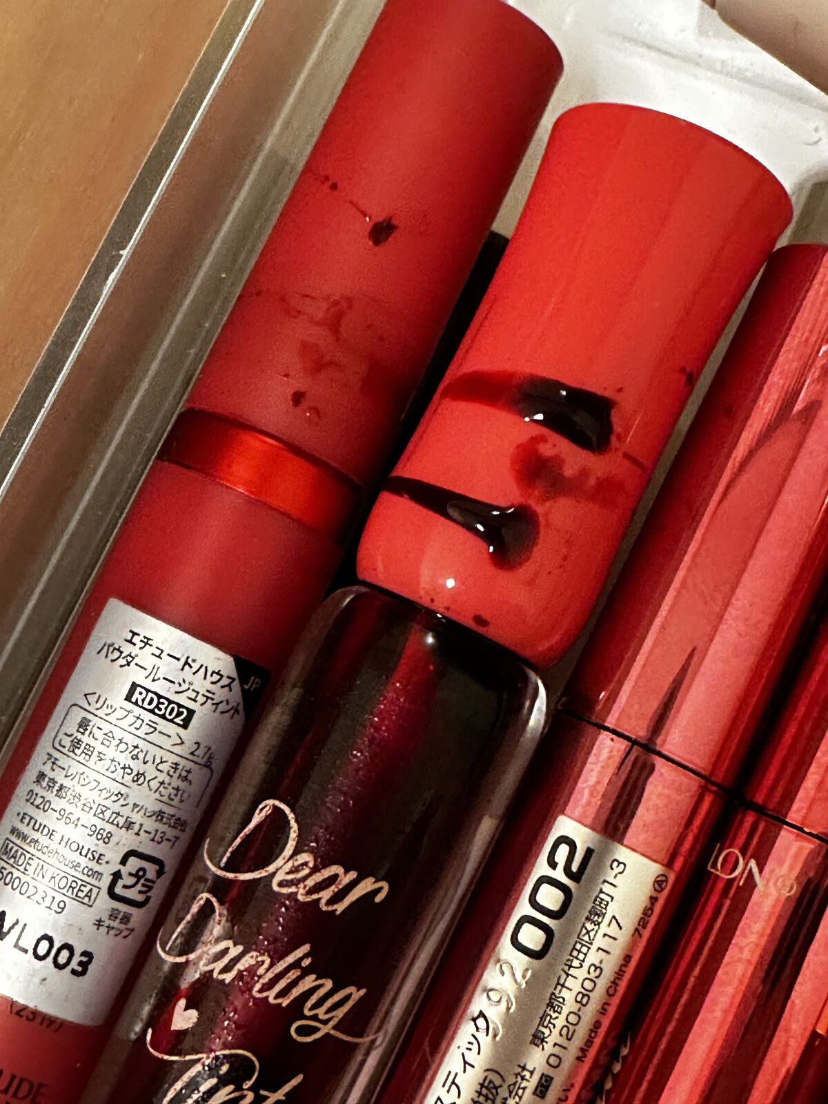 ディアダーリン ウォータージェルティント/ETUDE/リップティントを使ったクチコミ（2枚目）