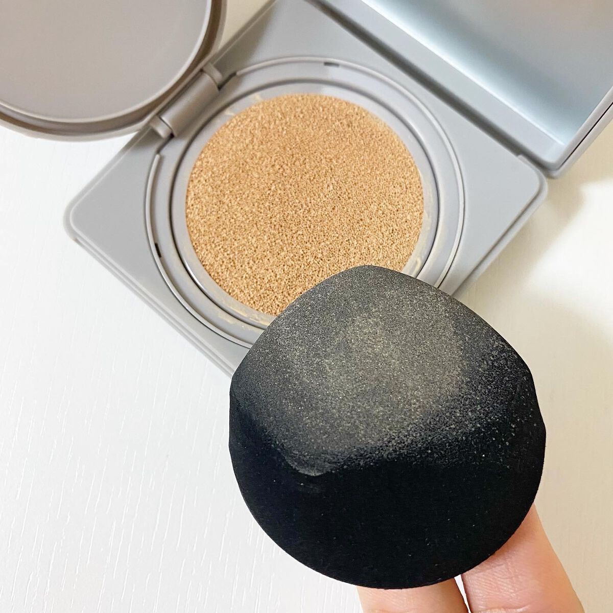 ブライトアップスキンファンデーション/UUUNI/クッションファンデーションを使ったクチコミ(3枚目)