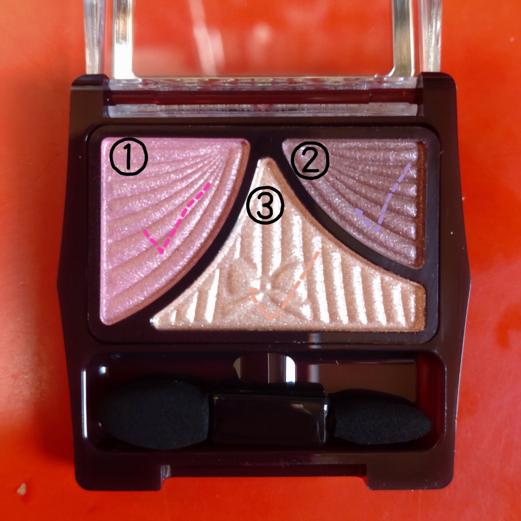 ジューシーピュアアイズ/キャンメイク/アイシャドウパレットを使ったクチコミ（2枚目）