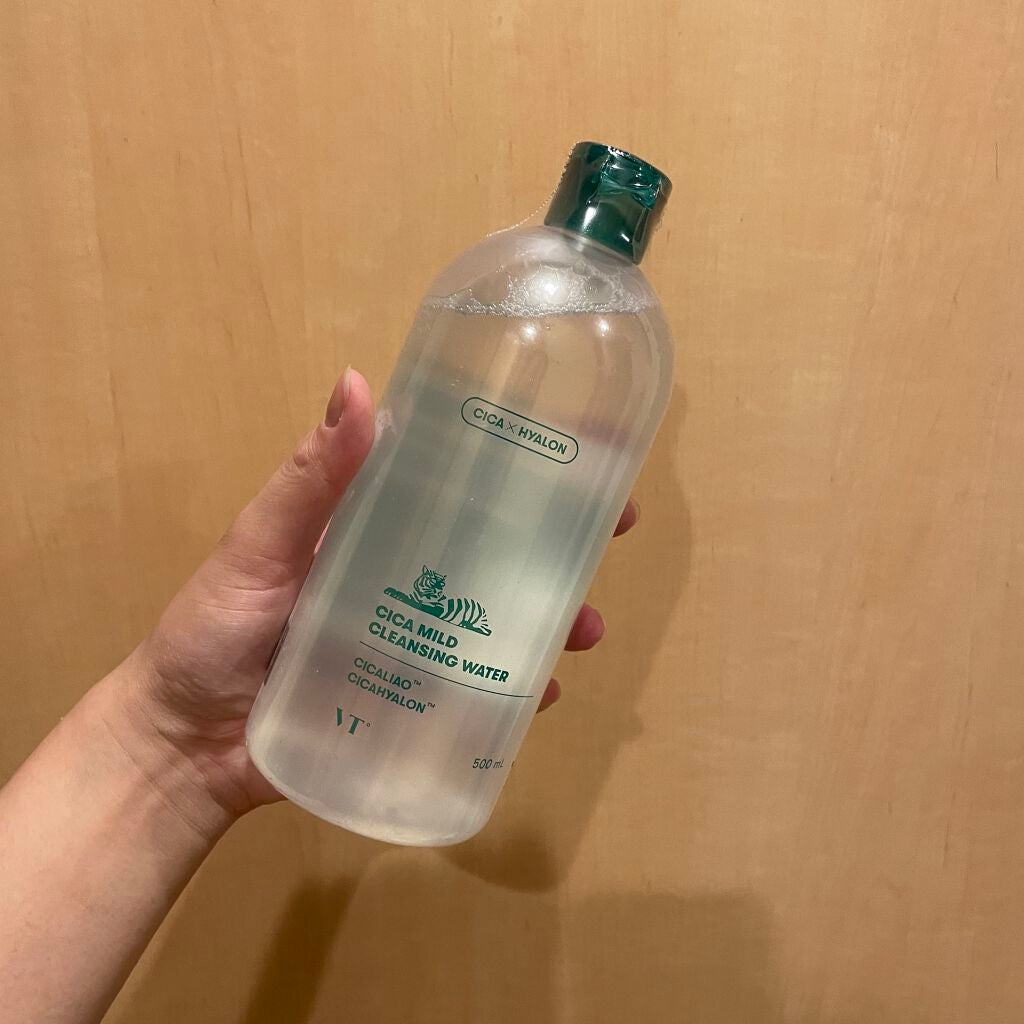 CICA マイルドクレンジングウォーター/VT/クレンジングウォーターを使ったクチコミ(1枚目)