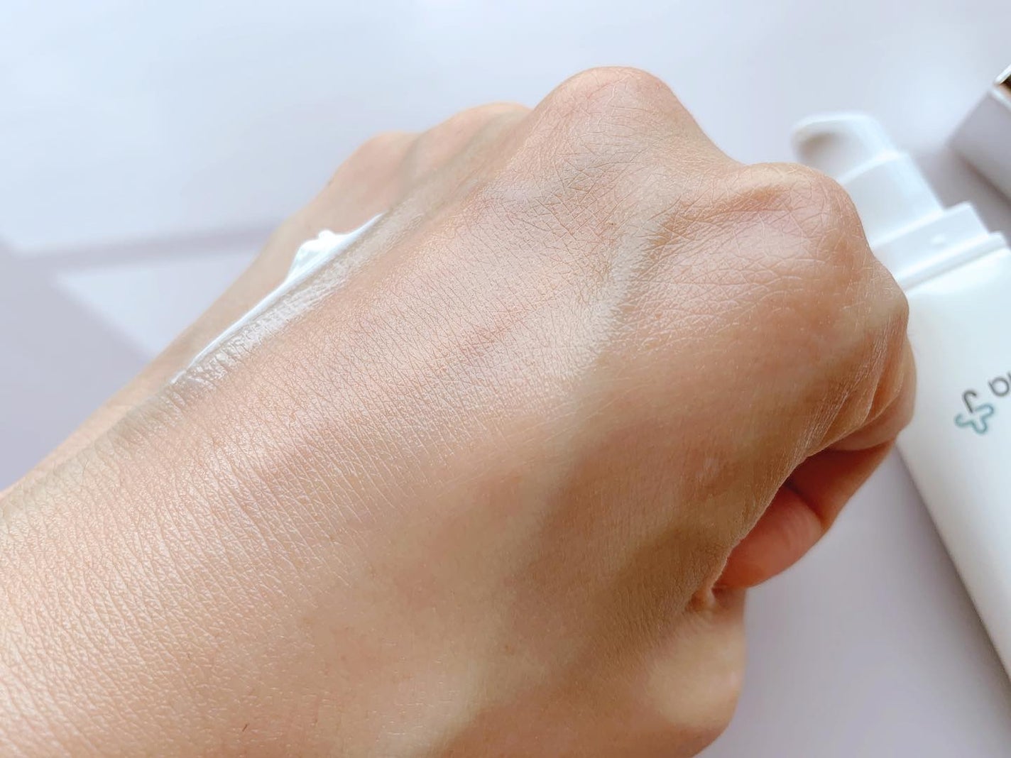 サンクリーム+/ DermaJ/日焼け止めクリームを使ったクチコミ(5枚目)