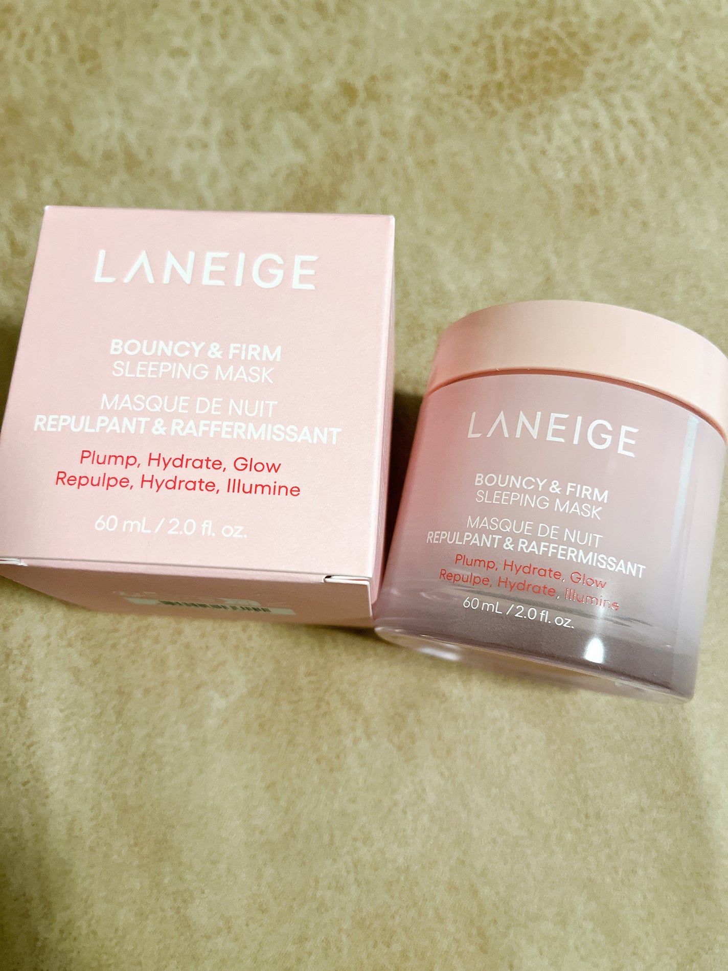 バウンシースリーピングマスク/LANEIGE/フェイスクリームを使ったクチコミ(1枚目)