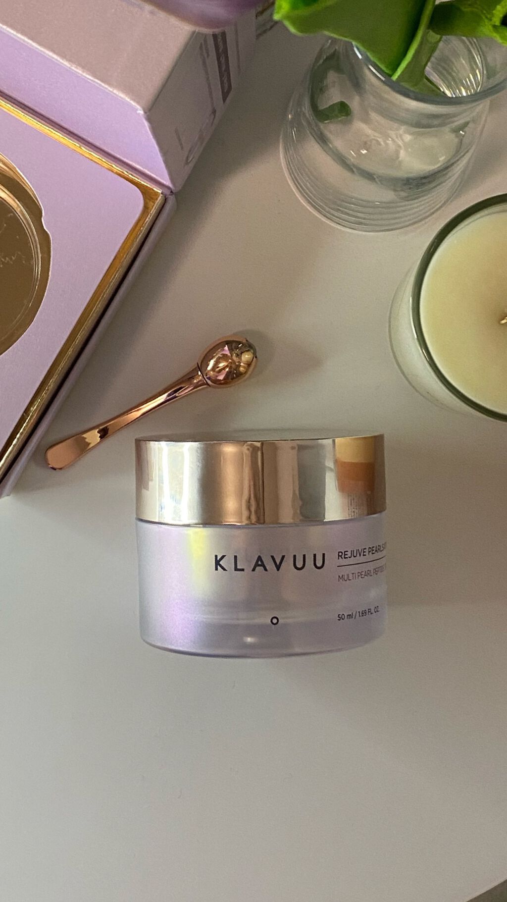 ホワイトパールセーションエンリッチドディバイン パールクリーム/KLAVUU/フェイスクリームを使ったクチコミ(2枚目)