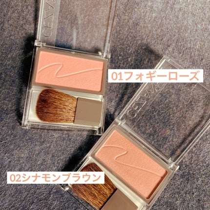 チークブラッシュ/CEZANNE/パウダーチークを使ったクチコミ(2枚目)