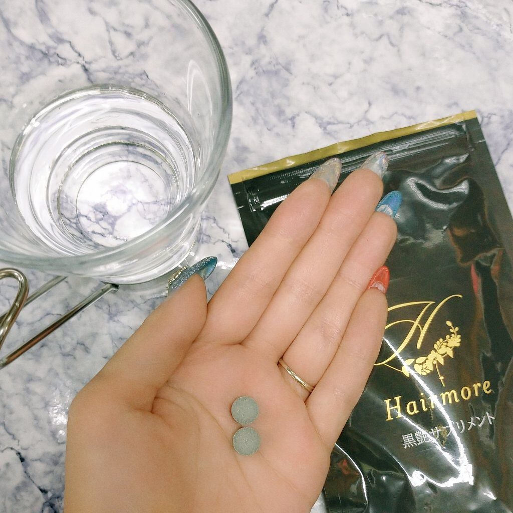 黒艶サプリメント/ヘアモア/健康サプリメントを使ったクチコミ(1枚目)