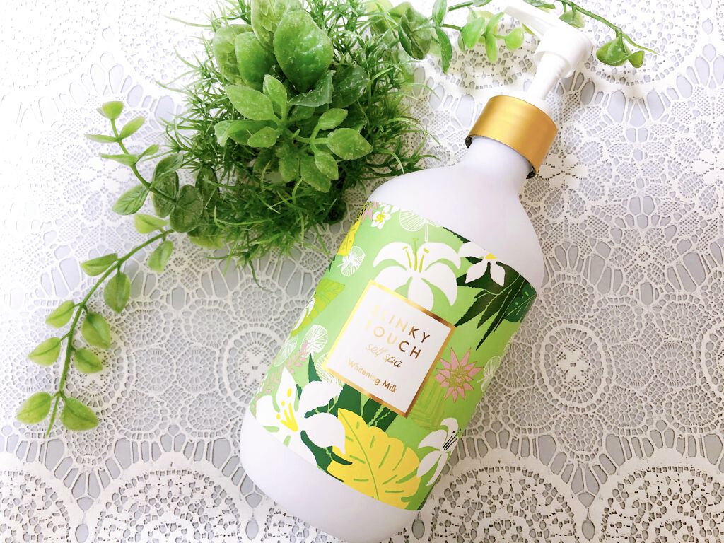 薬用美白ボディミルク/スリンキータッチ セルフスパ/ボディミルクを使ったクチコミ（1枚目）