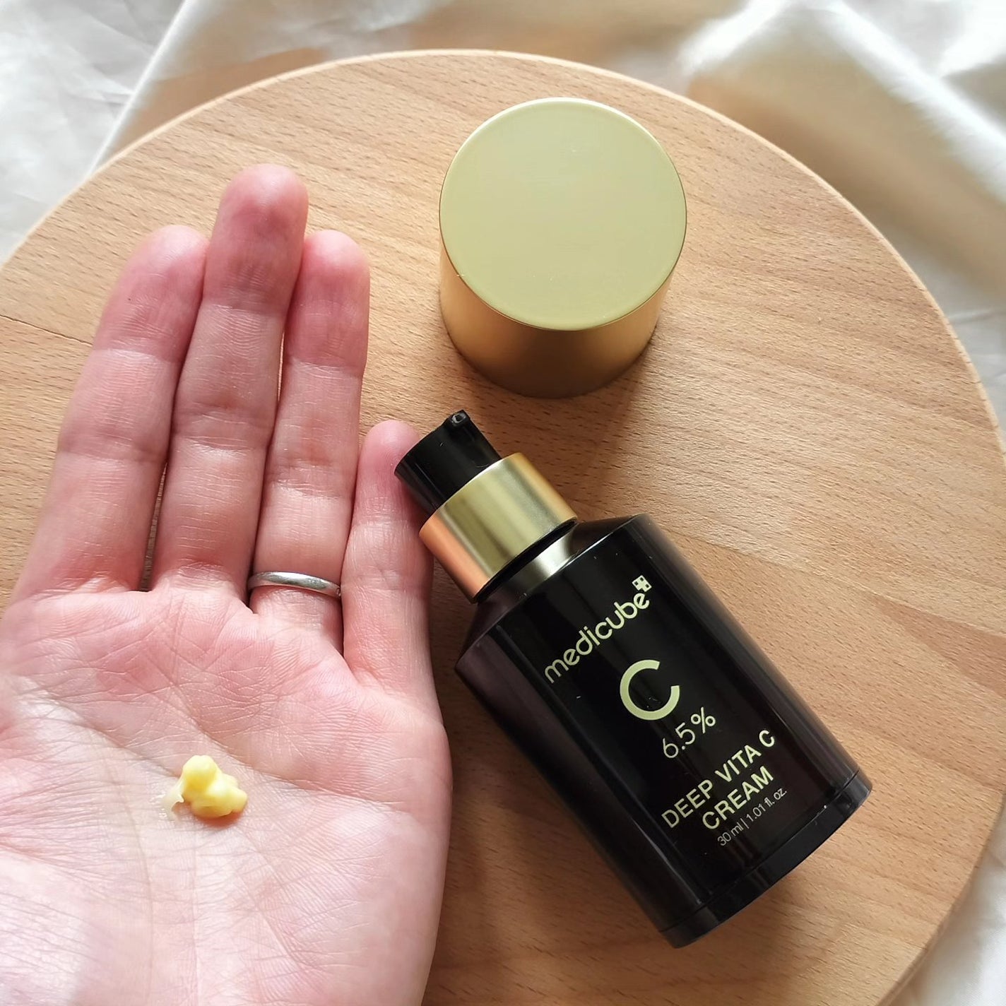 ディープビタCクリーム/MEDICUBE/フェイスクリームを使ったクチコミ(1枚目)
