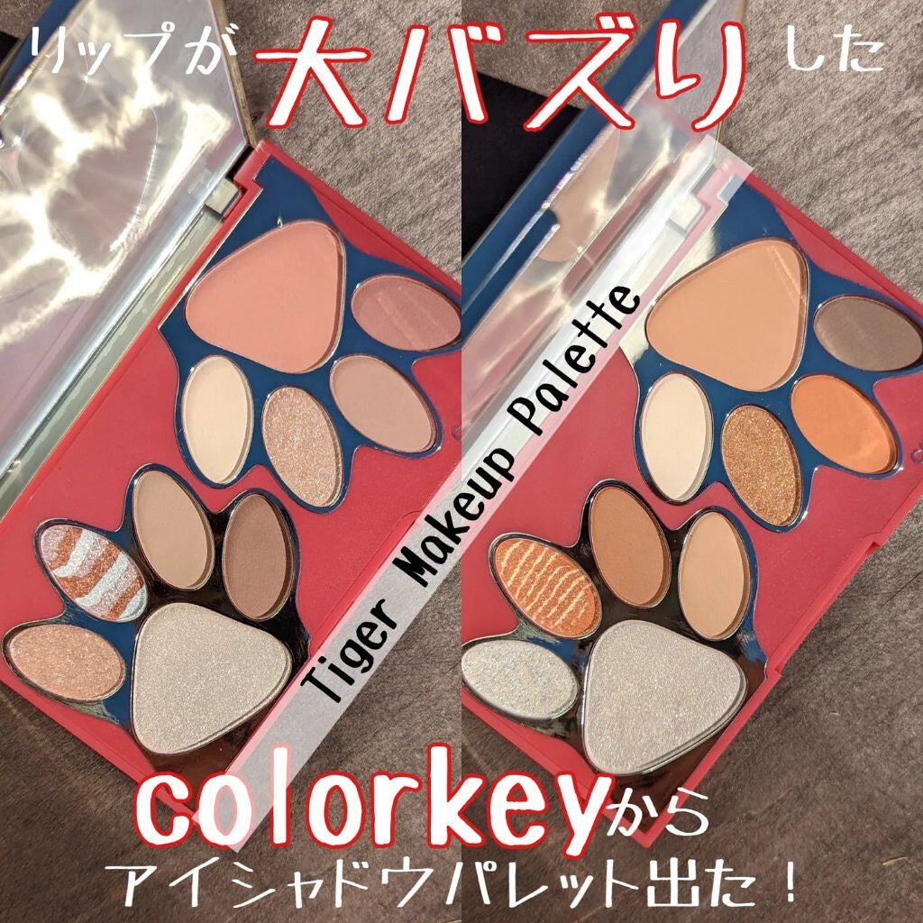 のぶみ on LIPS 「【リップがバズったcolorkeyから激カワアイシャドウパレッ..」(1枚目)