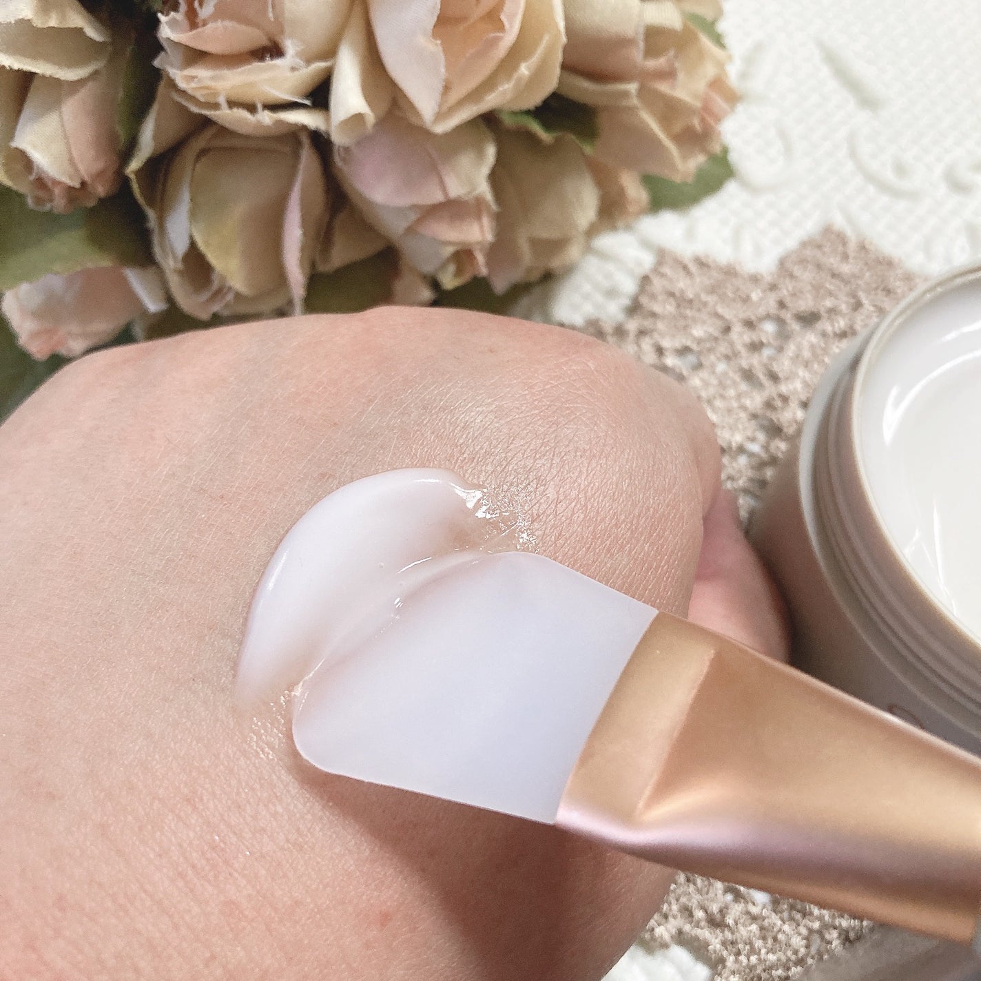 スリーピングマスク with CICA/b.glen/フェイスクリームを使ったクチコミ(7枚目)