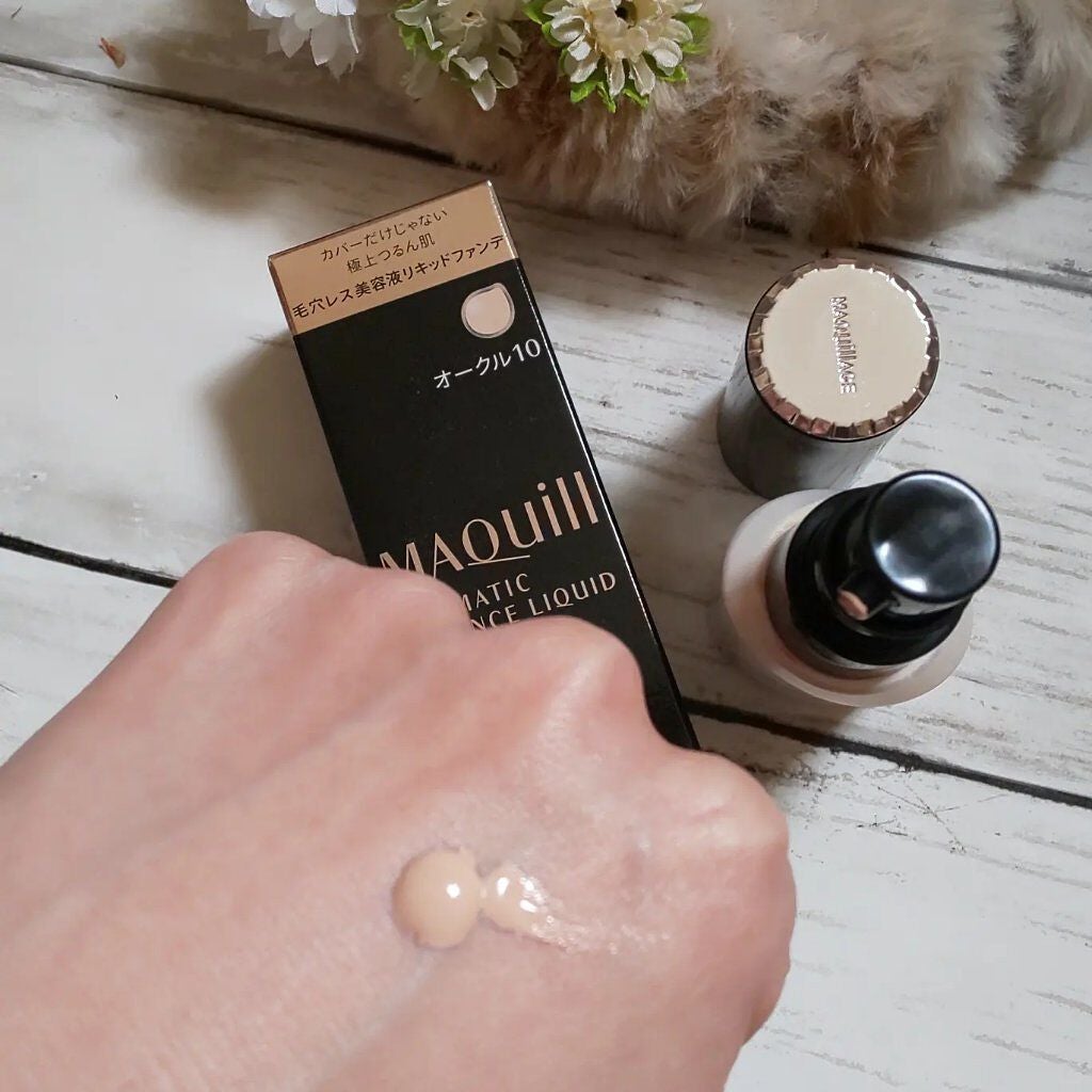 ドラマティックエッセンスリキッド/マキアージュ/リキッドファンデーションを使ったクチコミ(2枚目)