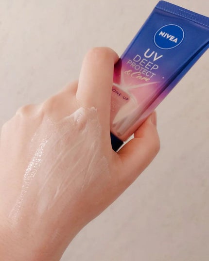 ニベアUV ディープ プロテクト&ケア トーンアップ エッセンス/ニベア/日焼け止めローションを使ったクチコミ(4枚目)
