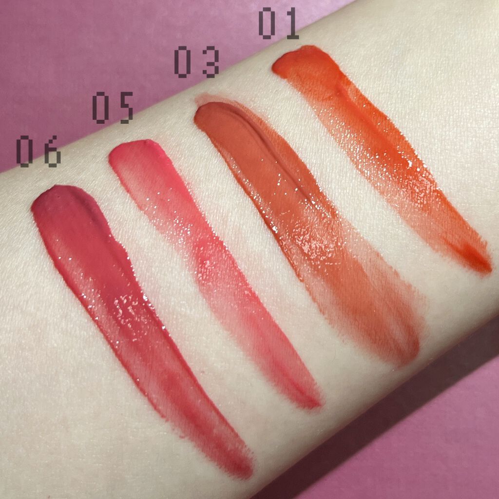 デュイフルウォーターティント/rom&nd/リップティントを使ったクチコミ（2枚目）